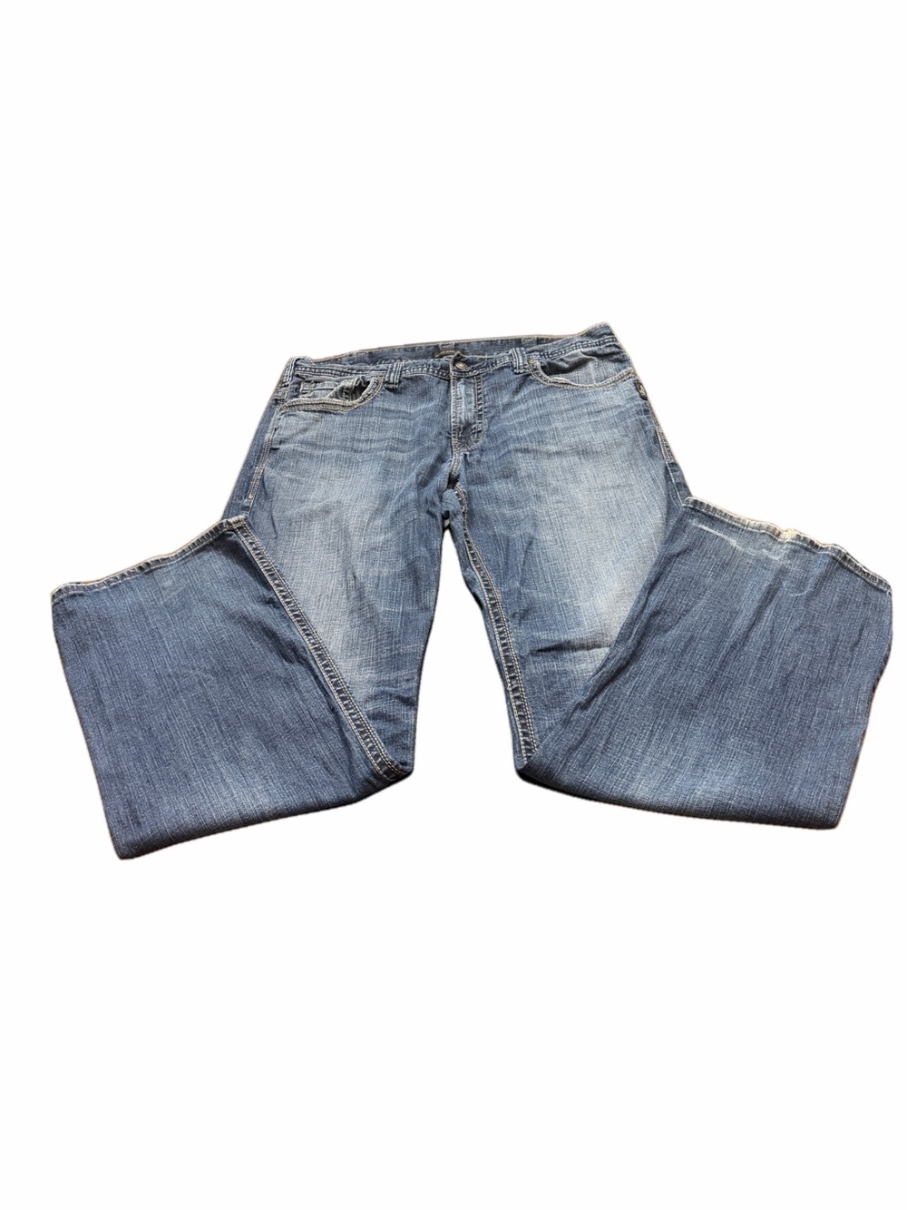 Silver Jeans Men's Light Blue Straight-Leg Denim